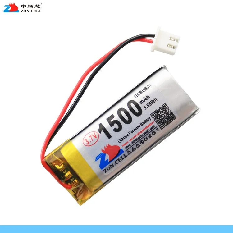 In 3.7V 1500mAh 102050 polymer lithium battery learning machine Knight traffic recorder Rechargeable Li-ion Cell