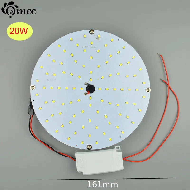 20 W okrągłe lampy sufitowe LED płyta 2835Smd diody LED Panel magnetyczne lampy sufitowe płyta aluminiowa okólników do kuchni biuro 12 V 24 V