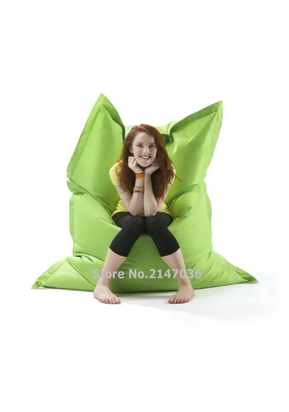 Big Hug Big and Extra Large Eco Freindly Bean Bag Green