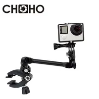 Para accesorios Gopro, abrazadera, Clip de montaje, mandíbulas flexibles, brazo de guitarra musical para Go Pro Hero 13 12 DJI OSMO, cámara de acción Insta360 x4