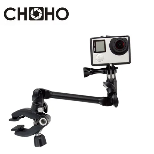Para accesorios Gopro, abrazadera, Clip de montaje, mandíbulas flexibles, brazo de guitarra musical para Go Pro Hero 13 12 DJI OSMO, cámara de acción Insta360 x4