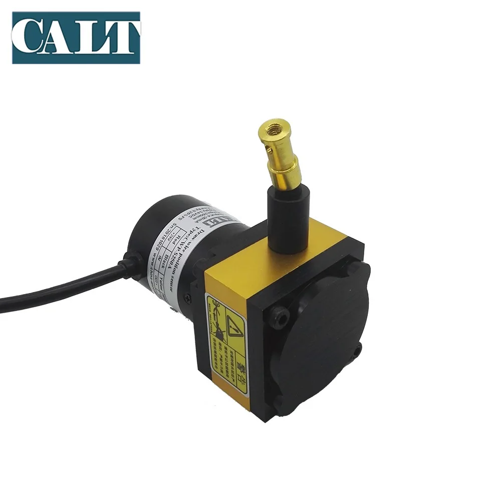 Imagem -03 - Calt-potenciômetro de Corda Linear Cwp-s200 Faixa de Medição 05v 010v 420ma Saída 24v 200 mm