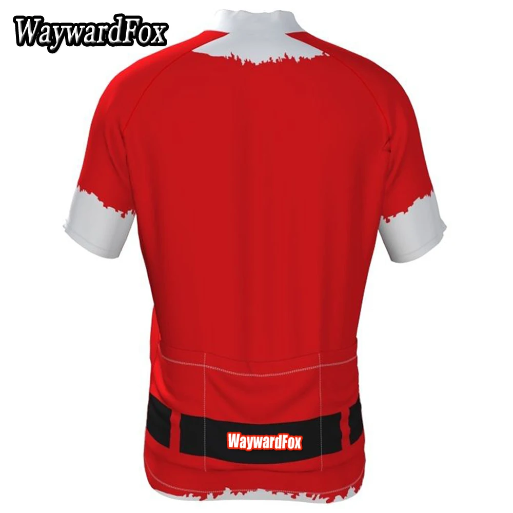 NEW cycling jersey Short sleeve santa Christmas red bike clothing bicycle wear short sleeve ropa ciclismo maillot