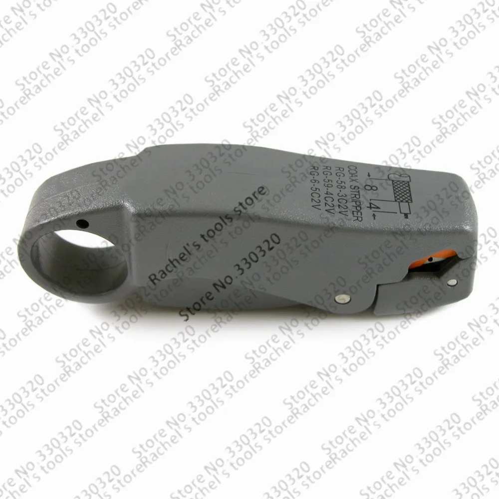 

Coaxial MultiFunction Cable Stripper/Cutter Tool Rotary Coax Stripper for RG59/6/58 Network Tool