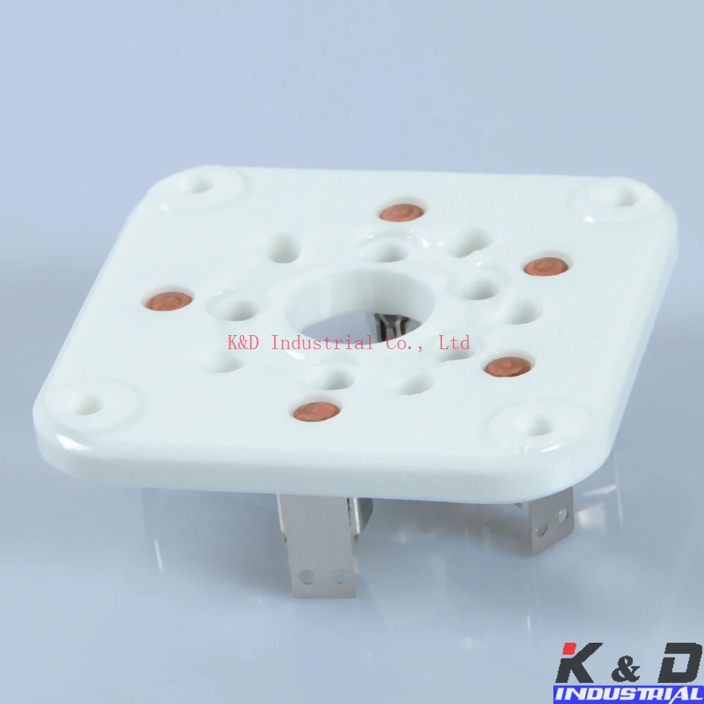 1 unidad GZC5-A 5 pines 3-500Z 4-400 U5G Base de tubo de cerámica para 5 pines 3-500Z 4-400 piezas de amplificador DIY de guitarra