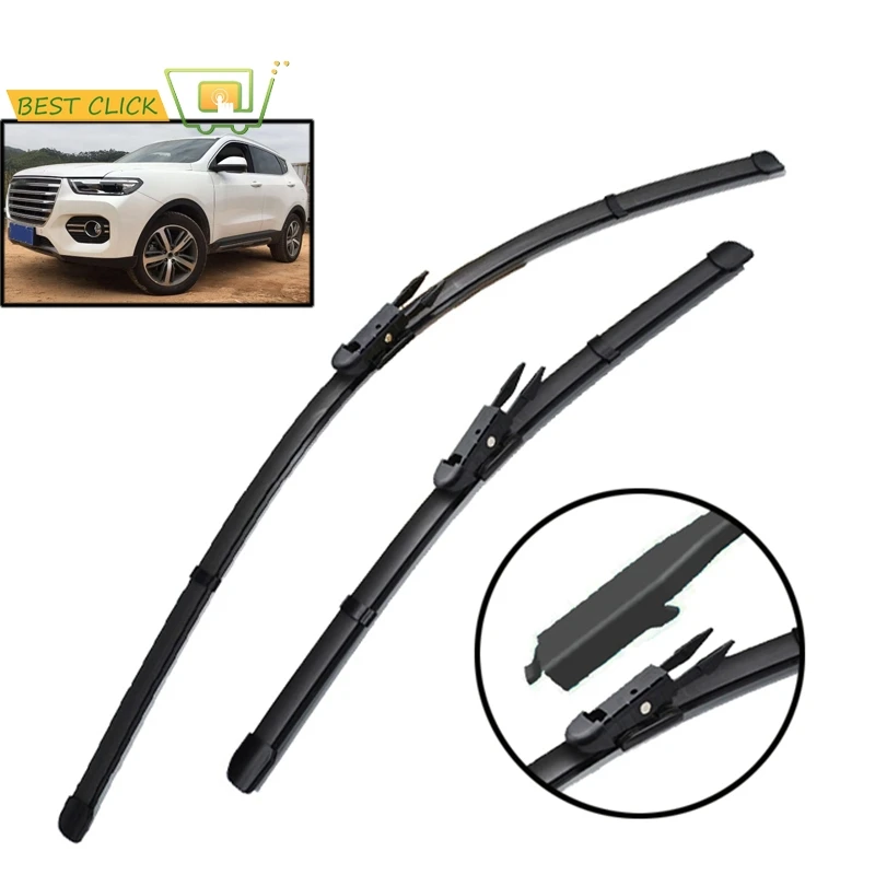 

MISIMA Wiper Blades 24" 16" Fit For Great Wall Haval H6 Front Window Windshield Wiper for Hover H6 Pinch Tab 2015 2016 2017