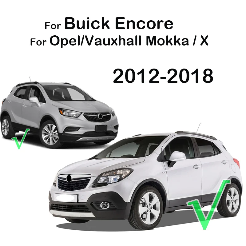 For Buick Encore Opel Mokka X 2012 2013 - 2016 2017 2018 Chrome Steering Wheel Switch Button Panel Cover Trim Frame Car Styling