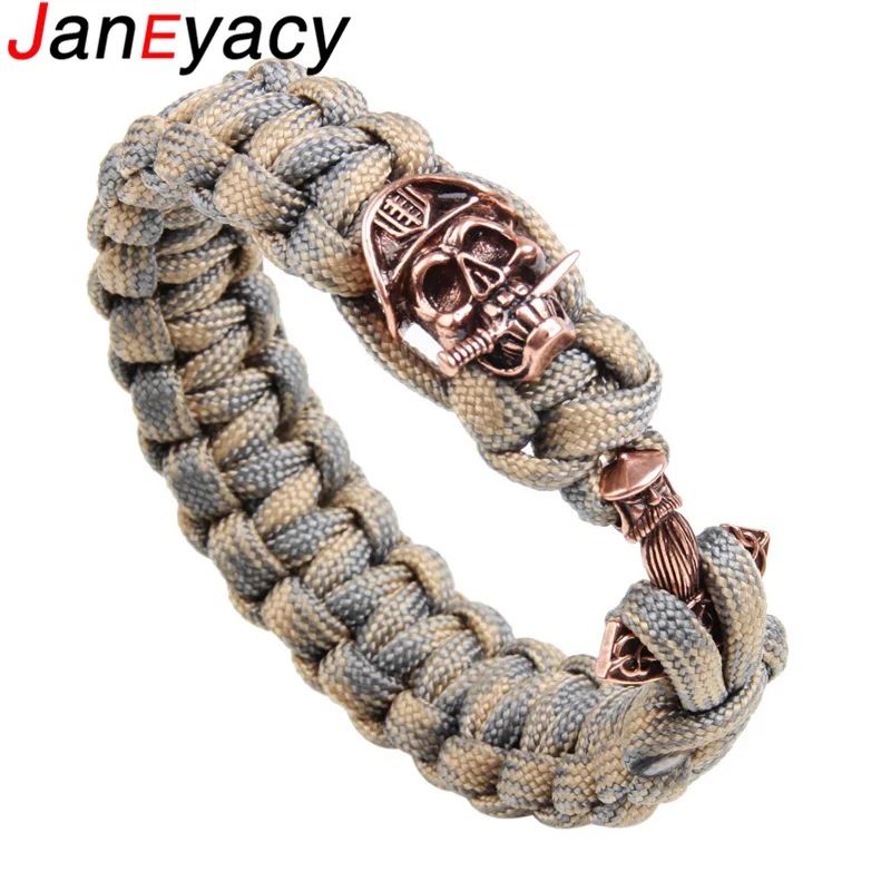 New Men's Outdoor Survival Bracelet Women's Pulsera Pirates of the Caribbean Men's Bracelet Multifunction Bracelet Accessories