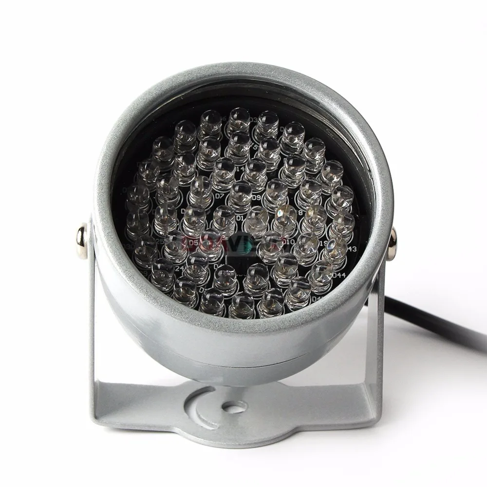 Lampe de vidéosurveillance à infrarouge, illuminateur 48 LED, vision nocturne IR pour caméra de surveillance