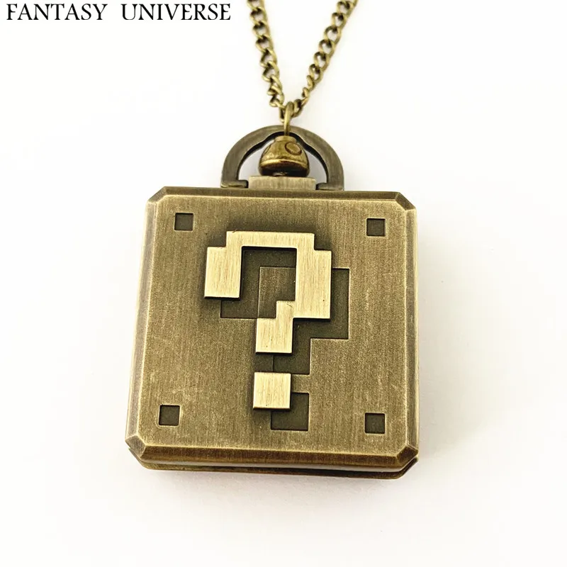 

FANTASY UNIVERSE Free shipping 15pcs a lot pocket watch Necklace HRSKFLE06