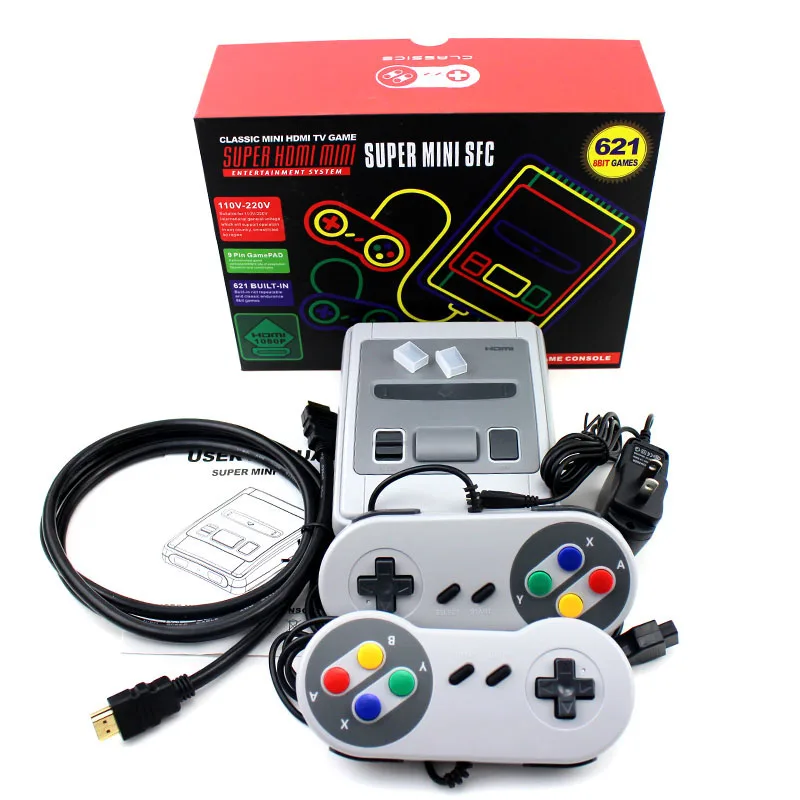 

621 Games Childhood Retro Mini Classic 4K TV AV/HDMI 8 Bit Video Game Console Handheld Gaming Player Christmas Gift