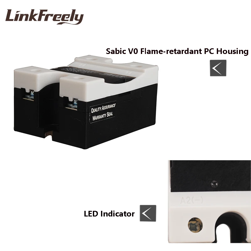 RM1E48AA50 50A 220V SSR Relay Solid State,2SCR Output:42-530VAC Input:4-20mA,Electrical Voltage Relay Module Factory