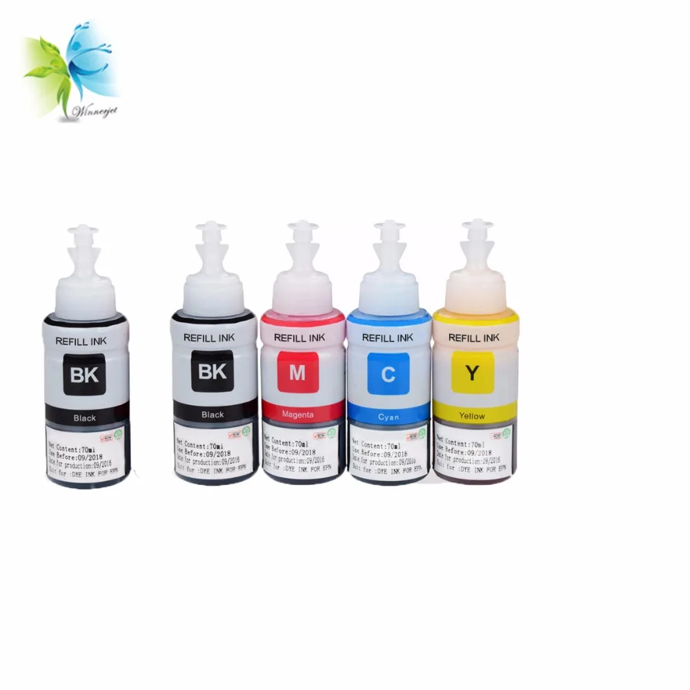 Winnerjet 5 Colors Dye Ink for Canon PIXUS MG5430 MG5530 MG5630 iP7230 MX923 IX6830 Printer