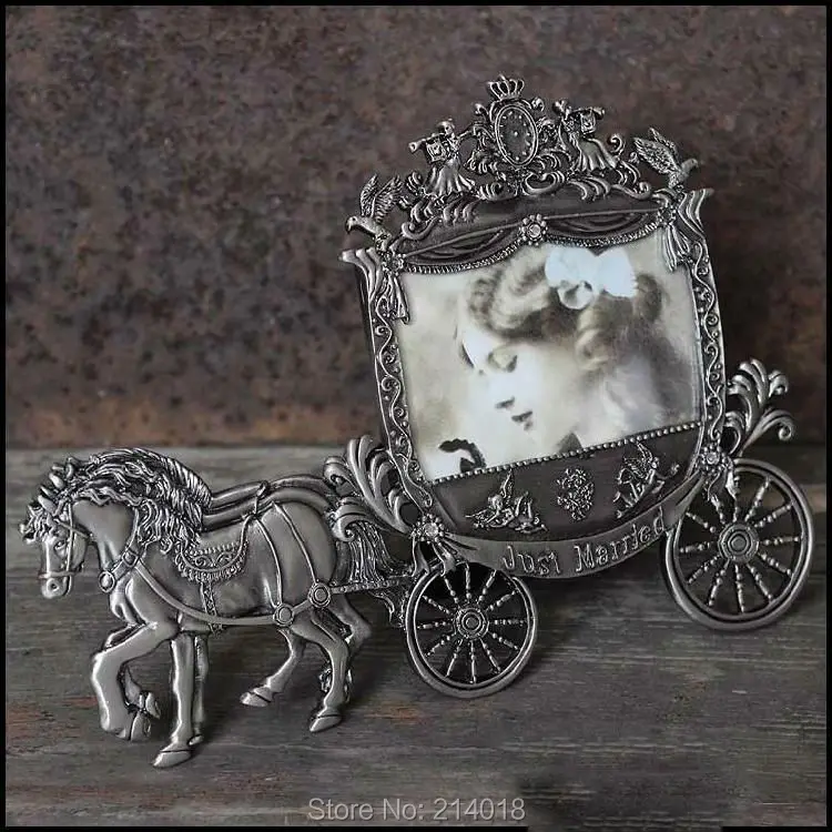 PRZY Mold Frame Mold Silicone Creative Retro Photo Frame Cake Decorator Silica Gel Princess Carriage Marriage Wedding Moulds 001