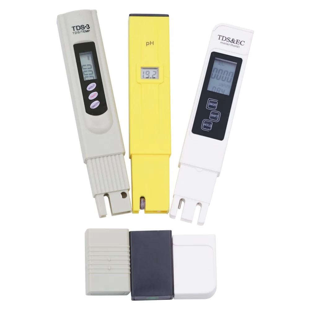 Yieryi 디지털 TDS 미터 PH 미터 EC 미터 포켓 펜 수족관 필터 수족관 용 수질 순도 시험기
