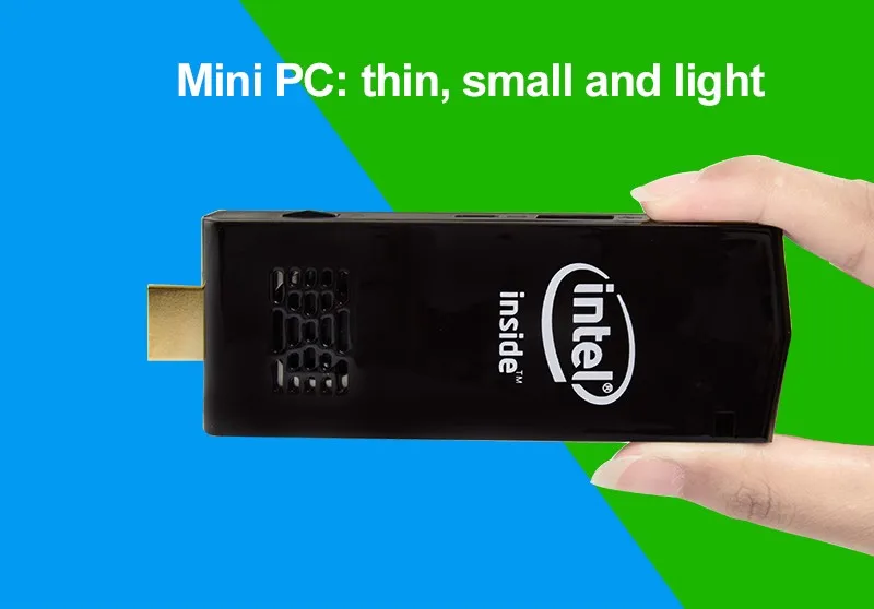 Intel W5 pro Mini PC Computador Stick com Windows 10 Atom Z8350