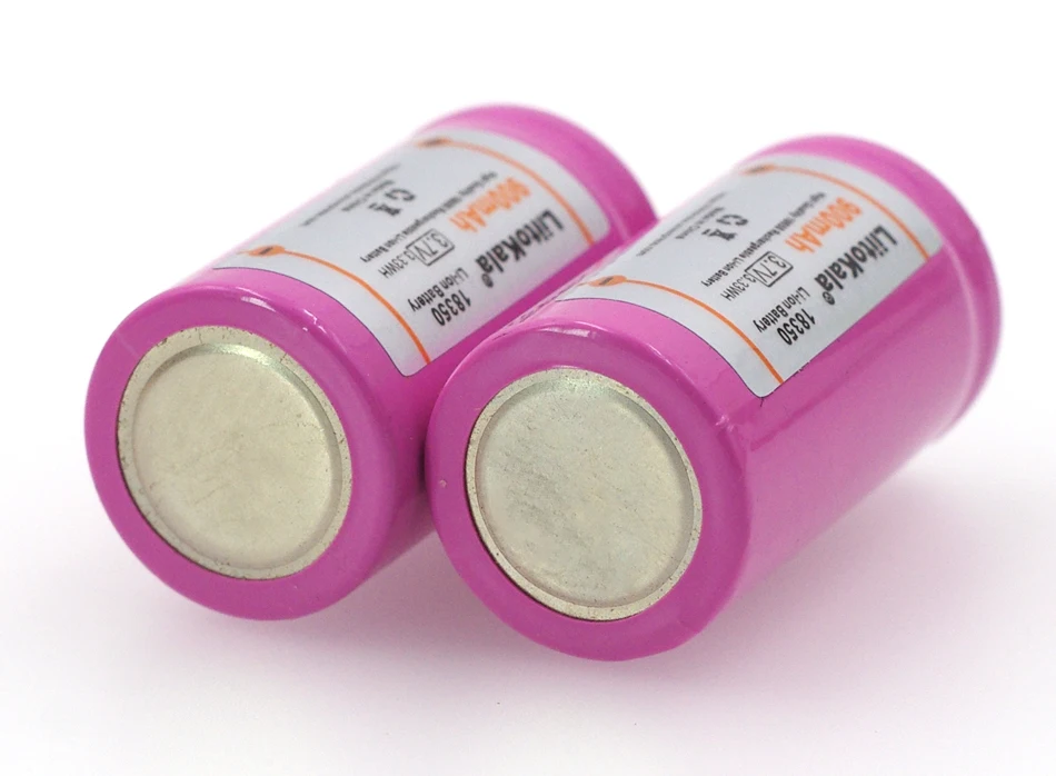 Liitokala ICR18350 بطارية ليثيوم لون 900mAh بطارية قابلة للشحن 3.7 فولت الطاقة أسطواني مصابيح السجائر الإلكترونية التدخين