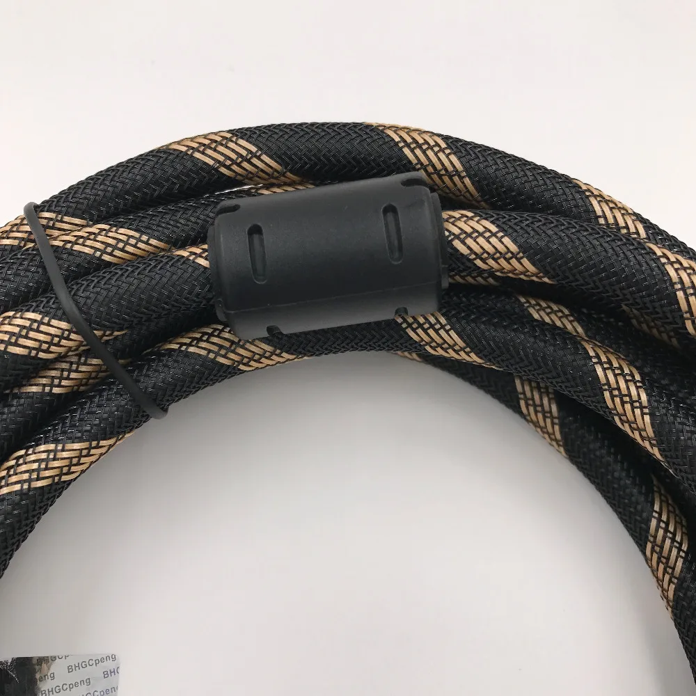 DVI 24 + 1 Dual Link Cable Mạ Vàng Nam-Nam Tương Thích DVI 24 + 5 Copper Cable Hỗ Trợ 3D Với Hai Lõi Ferrite 3 m 5 m 10 m