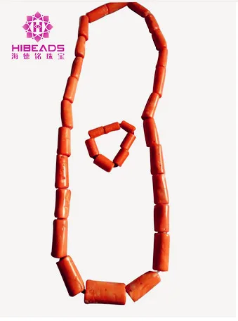 

2017 нигерийские мужские Коралловые бусы Африканский коралл ожерелье браслет Свадебный комплект ювелирных изделий для жениха мужской комплект ювелирных изделий Бесплатная доставка ABH454