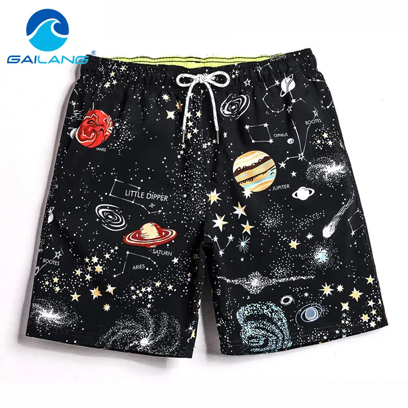 Gailang Brand Mens Beach Shorts Board Boxer Shorts Trunks Casual Men's Swimwear Swimsuits Bermuda Short Bottoms Big Plus Size