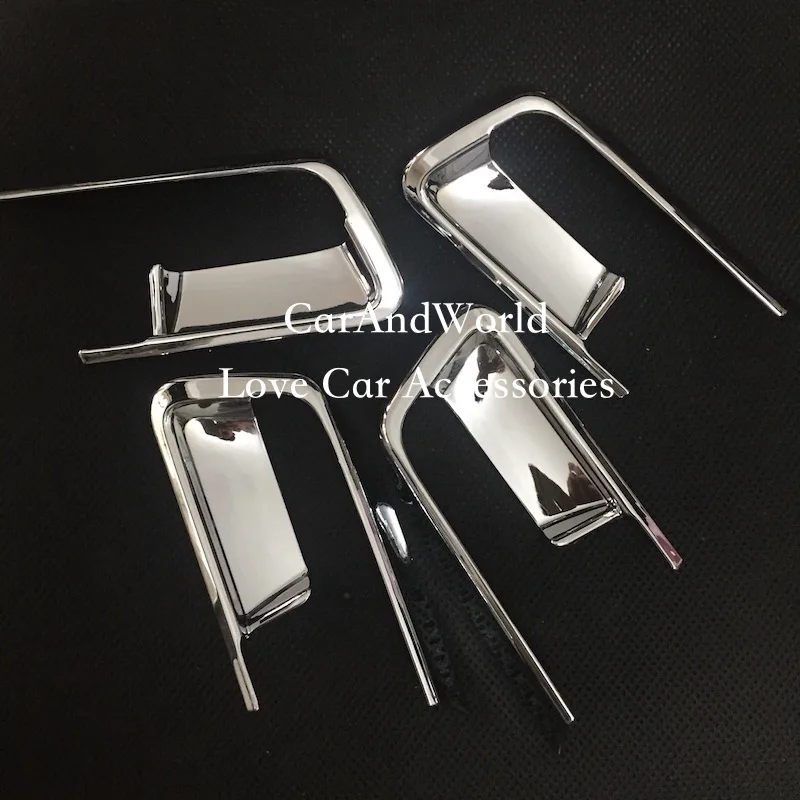 

Interior Door Handle Bowl Cover For Toyota LAND CRUISER PRADO LC150 FJ150 ABS Chrome Stickers 2010-2023 Car-Styling Accessories