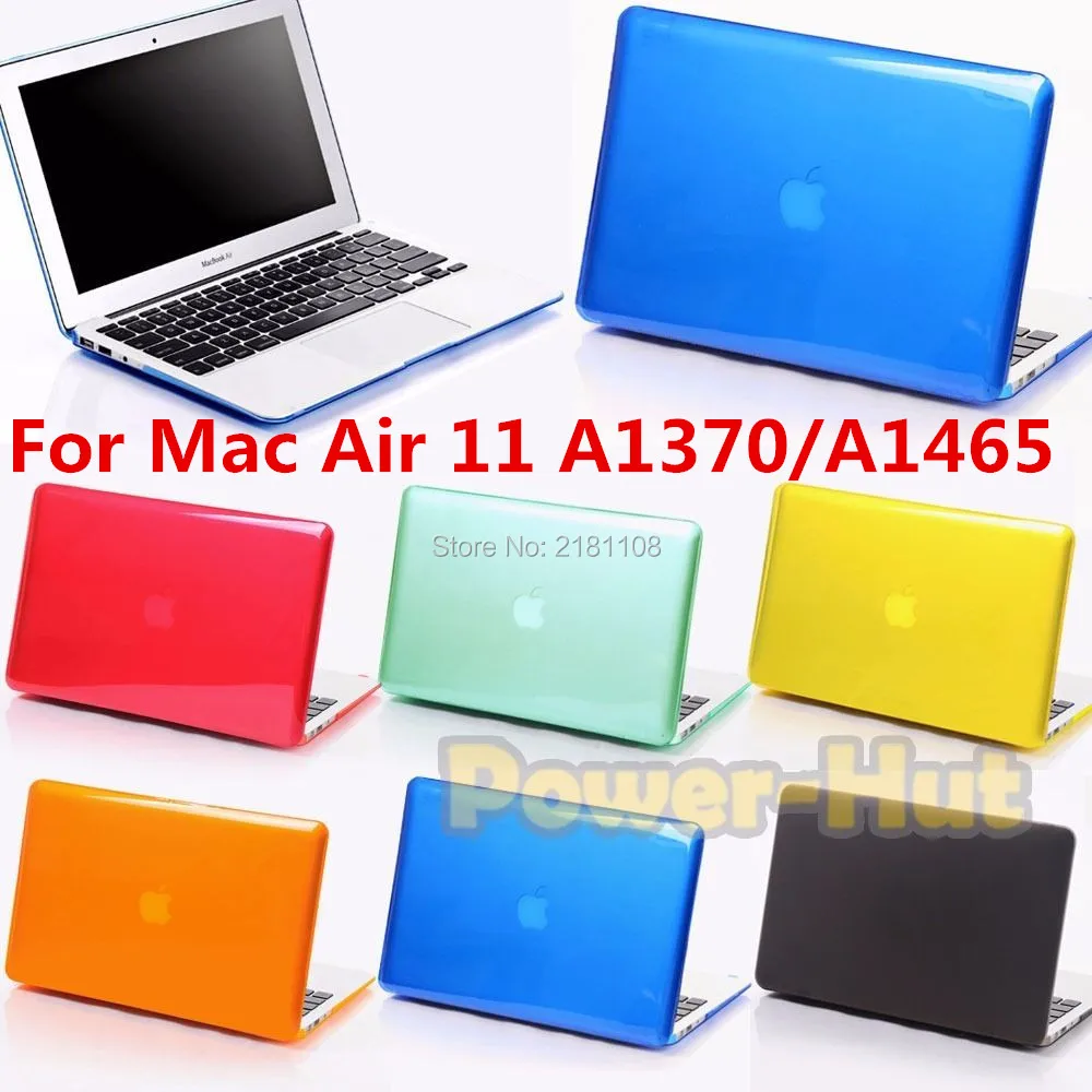 NEW Slim Glossy See-throught Crystal Hard Case Plastic Cover For Macbook Air 11.6 A1370 A1465