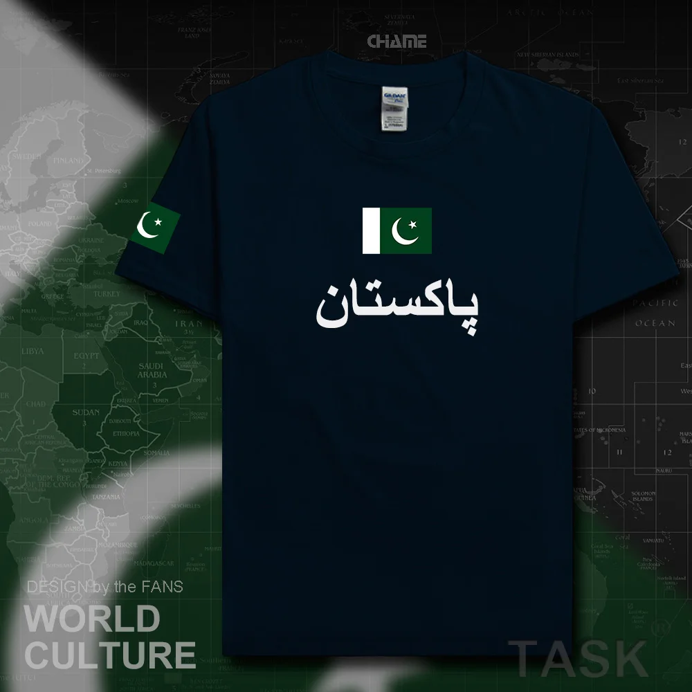 Pakistan men t shirt fashion 2017 jersey nation team 100% cotton t-shirt clothing tees country sporting flag PAK Pakistani Islam