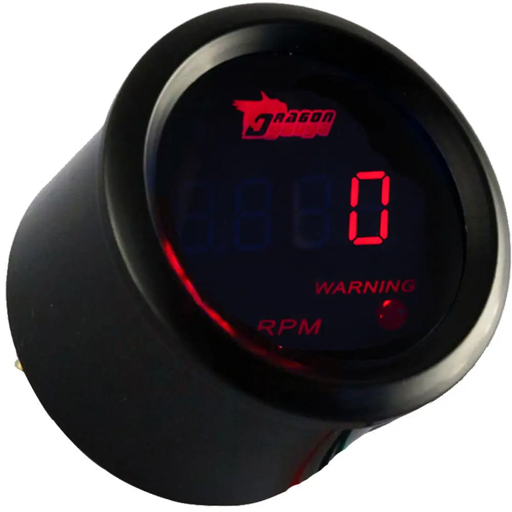 EE support Car Accessories Universal Digital Clocks Black Cover Red LED  2