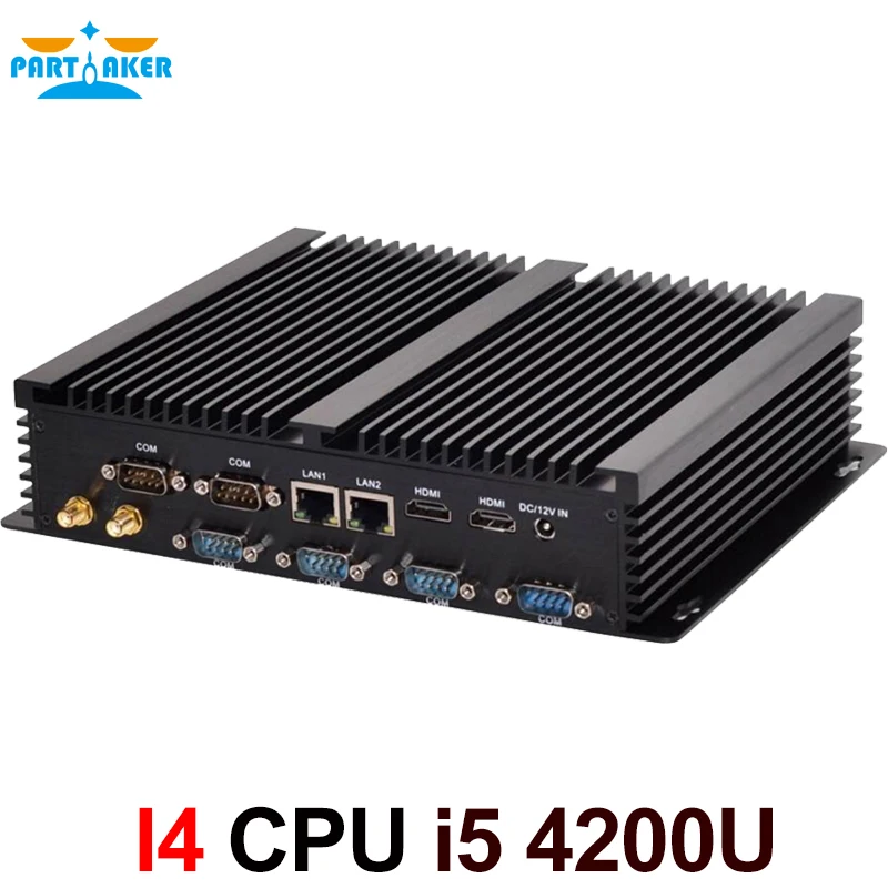 Imagem -03 - Mini pc com Portas Rs232 com Hdmi Duplo Industrial Ethernet com Processador Intel i3 4005u 4010u i5 4200u i7 4510u