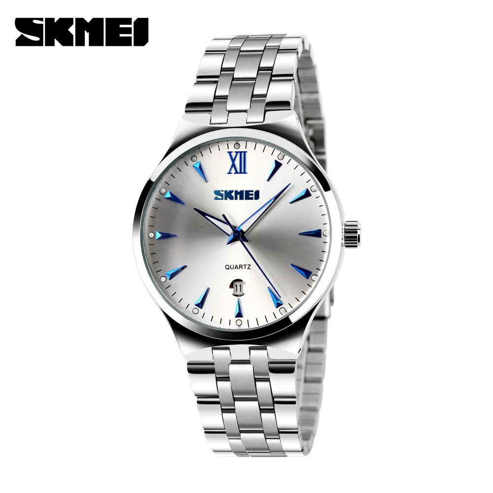 SKMEI Quartz Watch Men Watches Luxury Brand Sport Full Steel Casual Business Wrist watch Clock Male Waterproof Relogio Masculino