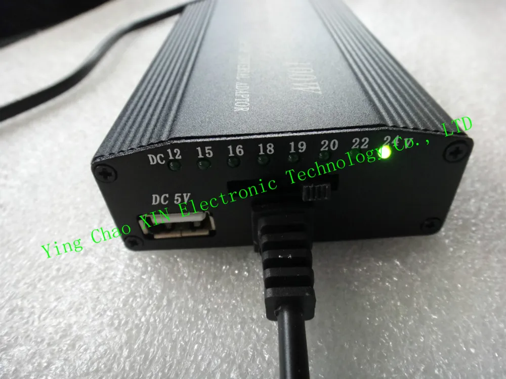 Flashcolor Universal Voor Laptop Voeding Auto Charger Adapter Computer Adapter Power 100W Multifunctionele Notities Eu Plug11 Tip