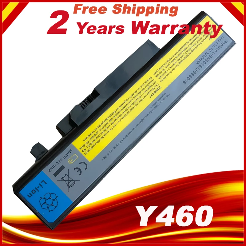 SeagullStar Laptop Battery L10L6Y01 B560 l09l6d16 For Lenovo For IdeaPad Y460A Y560A Y560P Y560G Y560