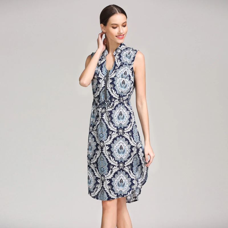 Summer Sleeveless Floral Pattern Maternity Nursing Clothes Women Breastfeeding Dress Mommy Wear Free Shipping