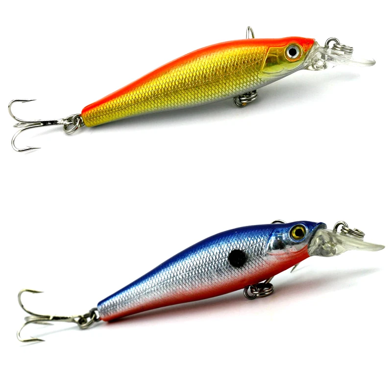 1 pieces/lot 8.5cm /8.7g with 6# hooks 3 Deyes  artificial bait  fishing lure   minnow lure pesca fishing bait hard bait