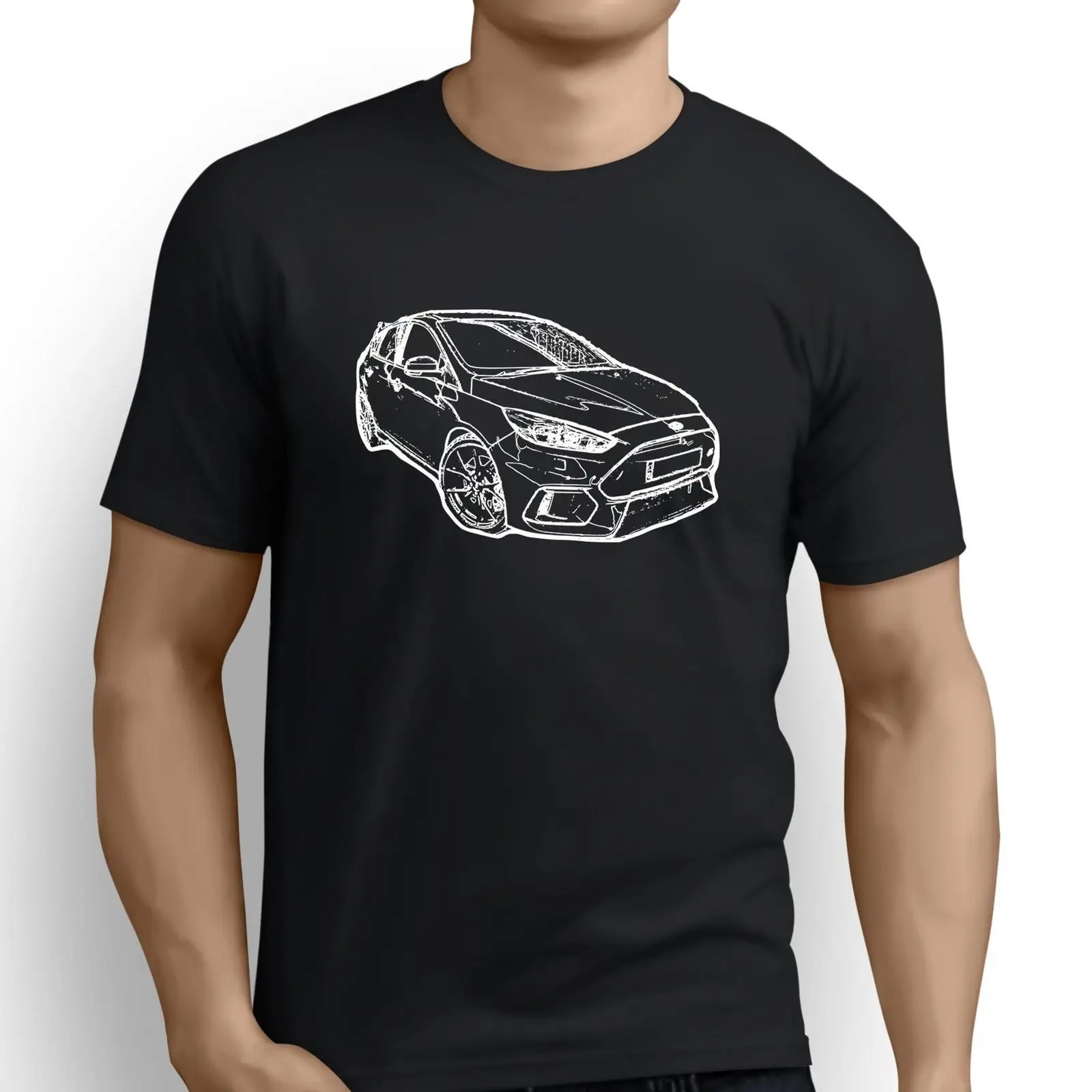 2019 Newest Cotton Cool Design 3D Tee Shirts American Car Fans Focus Rs 2016 Inspired Car Band T Shirts