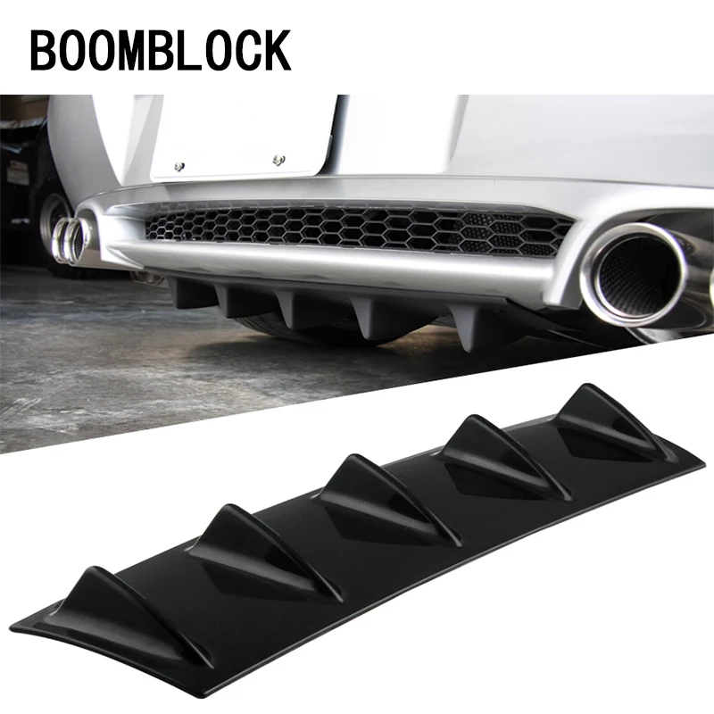 Car Bumper Chassis Shark 7 Wings Modified Spoiler For Peugeot 307 206 407 Citroen C4 C5 Honda Civic Accord CRV Lada Vesta