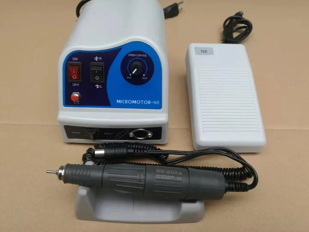 Jewelry Tools 100W 45000rpm Dental Polisher Micro Motor SAEYANG MARATHON Micromotor N8 jewelry tools