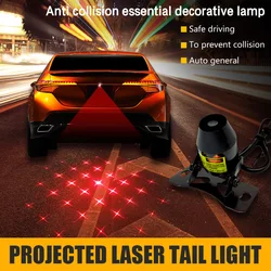 Laser Anti-Fog Car Light Water-proof Car Taillight Warning Radiation Parking Stop Brake Lamps Car Styling Multi Pattern