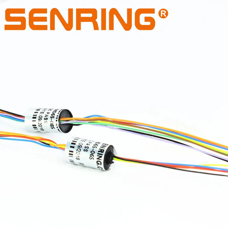 Electric Slip Ring Collecting Ring with OD 6.5mm 4/6/8/12 Wires of 1A Signal for Automatic Entertaining Equipment