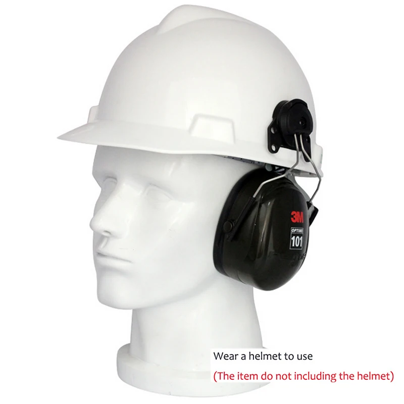 Imagem -05 - Earmuffs Capacete Pendurado Ear Cups Proteção Auditiva Tiro Anti-ruído Protetor ao ar Livre para Motoristas Trabalhadores 3m-h7p3e