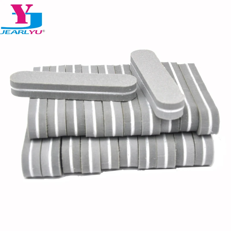 

100pcs Minil Nails Files Buffer Spone Nagelvijil Nails Professiona Accessories Buffers Gray Sandpaper 180/240 Polish Salon Tools