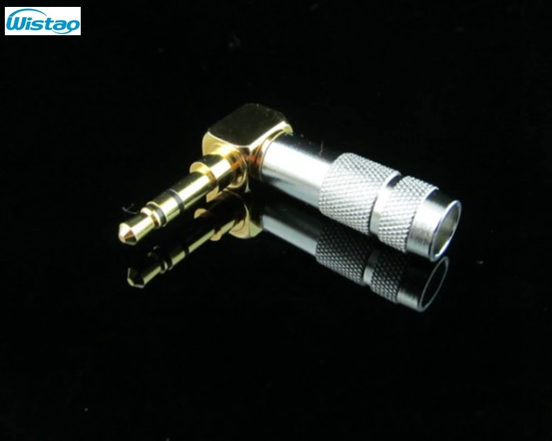 Enchufe de auriculares de ángulo recto de 3,5mm, Cable de grabación de auriculares HIFI original de Taiwán, de cobre puro, Envío Gratis