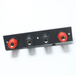 1pcs WP External Banana jack straight 4Pin Speaker Amplifier Wire Clip Audio Socket WP4 4 Pole Spring Terminal Switch