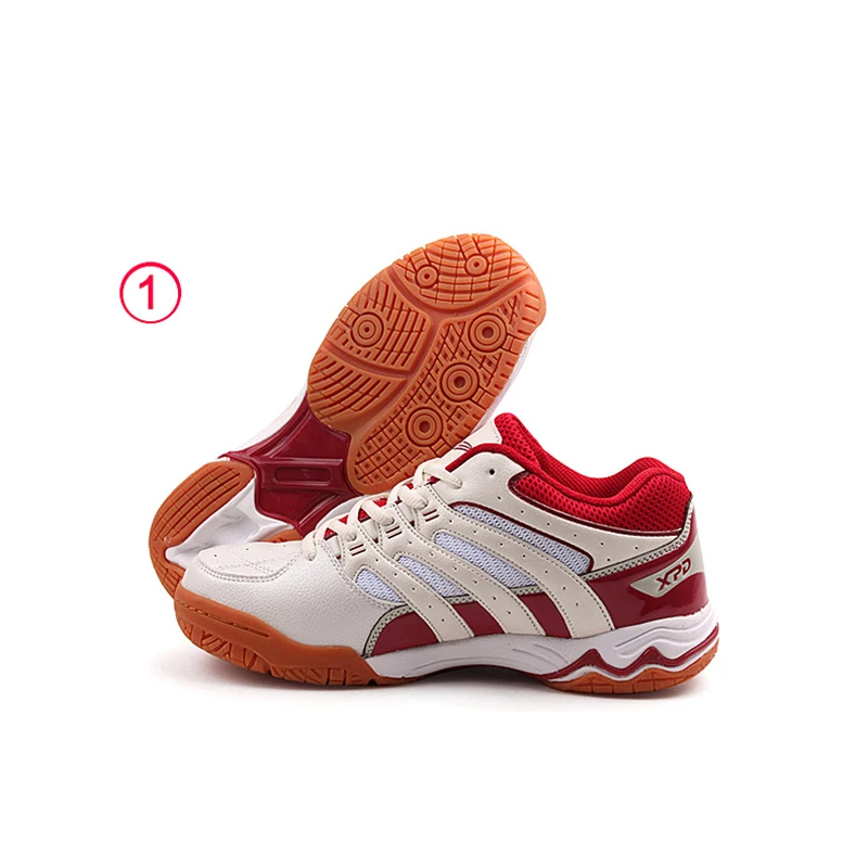 Professional Breathable Badminton Shoes men Women Training Sneakers Skidproof Sports Ping Pong Shoes Damping Shoes Large Size