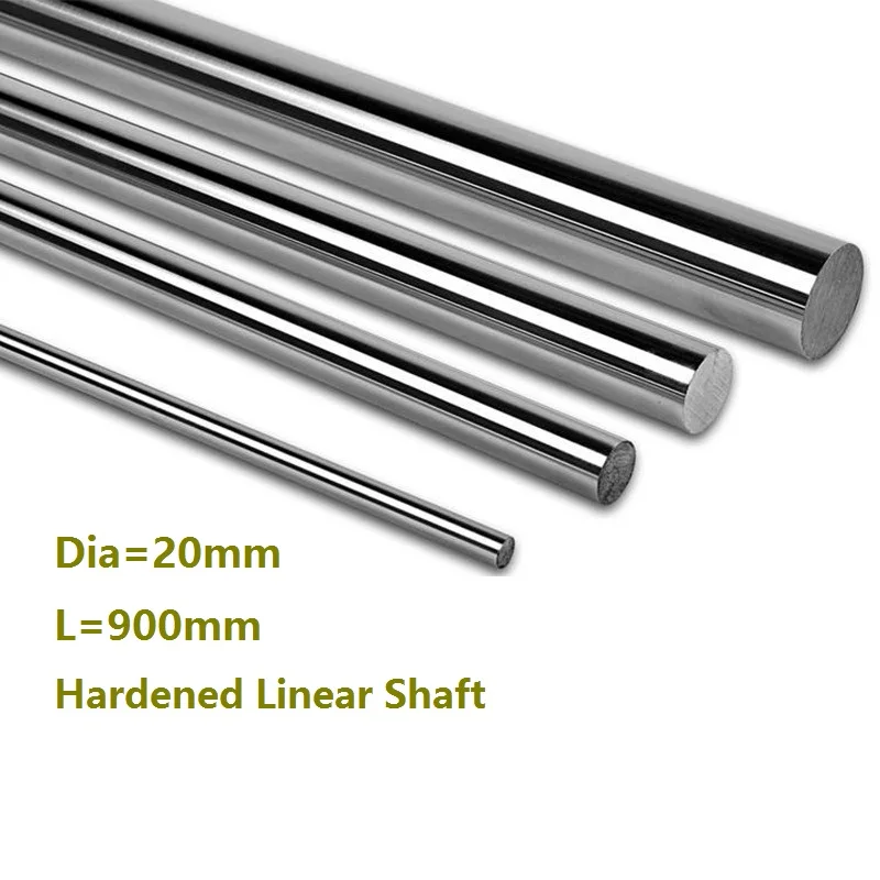 

4pcs/lot Dia 20mm shaft 900mm long Chromed plated linear shaft hardened shaft rod bar rail guide for 3d printer cnc parts