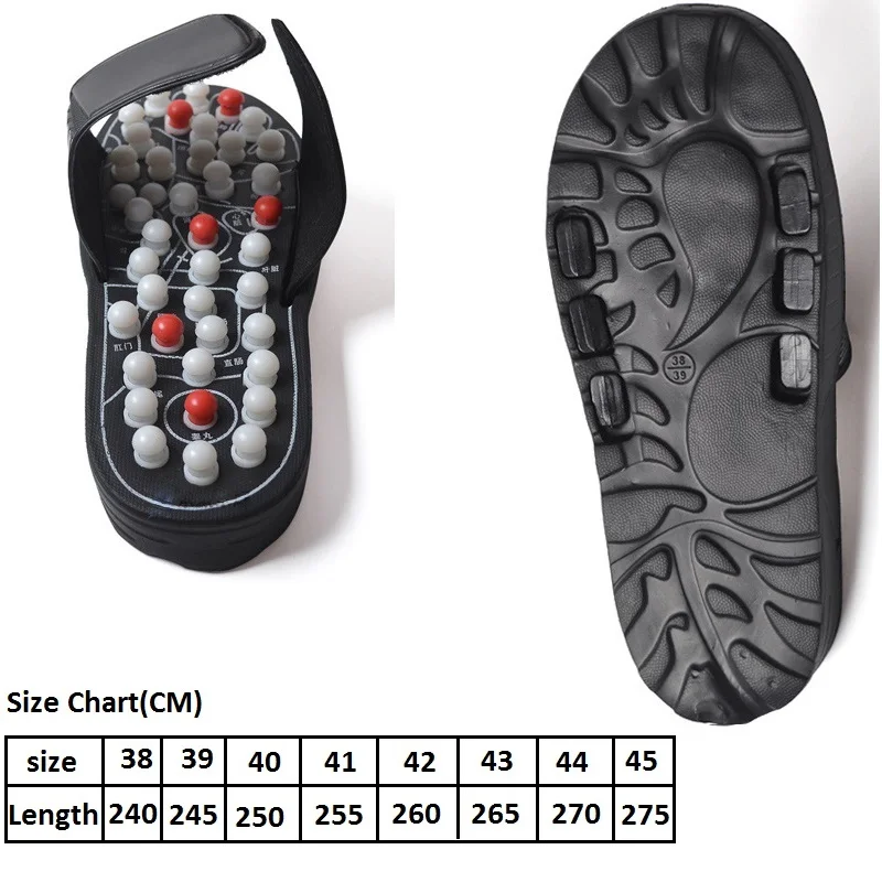 Taiji Acupoint Magnetotherapy Spring Shoes Health Massage Slippers for Man and Women