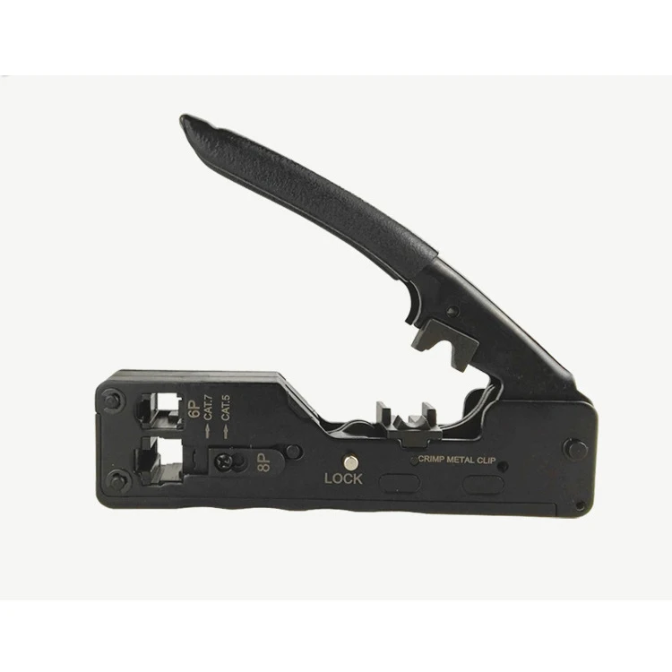 RJ45 Tool Network Crimper Crimping Tools For Cat7 Cat6 Cat5 STP Plugs RJ45 Connector Cable Multifunction Crimp Metal Clip