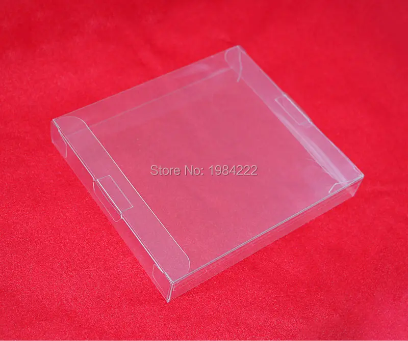 1 unidad de funda protectora de tarjeta de juego PET de plástico transparente para reemplazo de cajas de juego de cartuchos NES