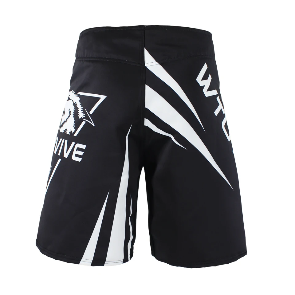 SUOTF 2017 new boxing features sports training Thai fist fitness personality fight flat angle shorts MMA muay thai clothing