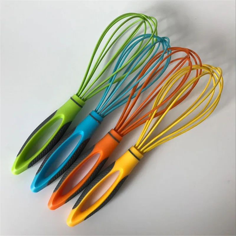 

240pcs/lot 10 Inches Hand Egg Mixer Silicone Balloon Whisk Milk Cream Frother Kitchen Utensils for Blending Stirring